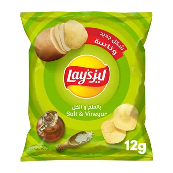 Lay's Salt & Vinegar Potato Chips 14g