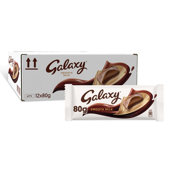 Galaxy Smooth Milk Milk Chocolate 12x80g
