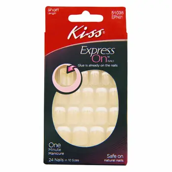 Kiss Express On Nail Kit 24 Pieces