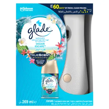Glade Ocean Escape 3-in-1 Auto Spray Air Freshener 269ml