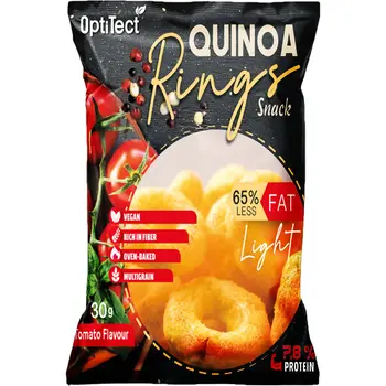 Optitect Tomato Quinoa Rings Snack 30g