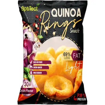 Optitect Onion Quinoa Rings Snack 30g