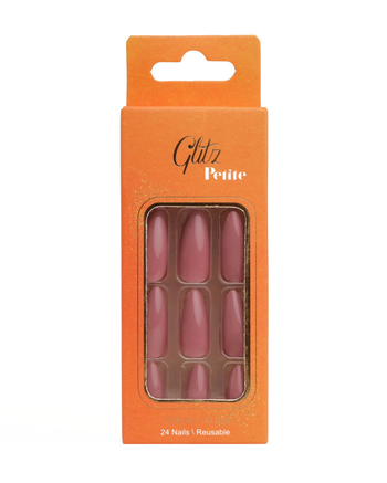 جليتز بتيت أظافر شكل ألموند# 10 كراميل 24قطعة