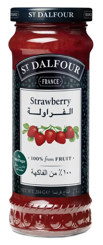 St. Dalfour Strawberry Spread No Added Sugar 284g
