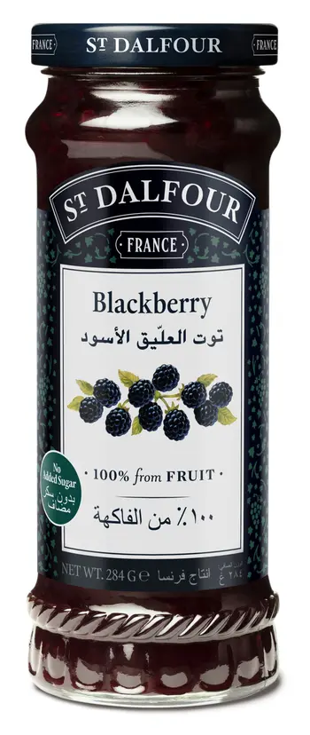 St. Dalfour Black Raspberry Jam No Added Sugar 284g