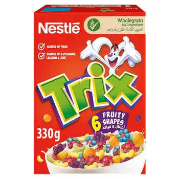 Nestle Trix Fruit Flavoured Puff Cereal 330g