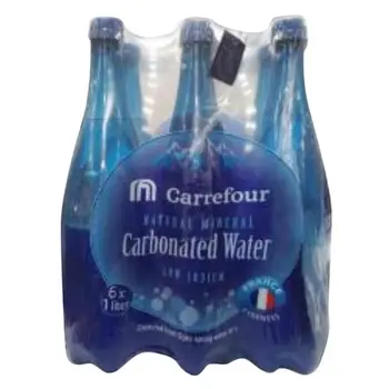 Carrefour Low Sodium Sparkling Water 6x1L