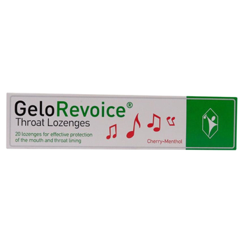 Gelorevoice Cherry-Menthol Throat Lozenges 20 Tablets