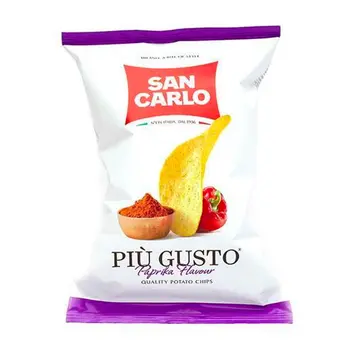 سان كارلو رقائق البطاطس بنكهة البابريكا 150 جرام