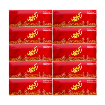 Rex Soft White Tissues 10x180 Pack