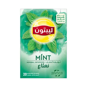 Lipton Mint Herbal Infusion Tea Bags 20 Pieces