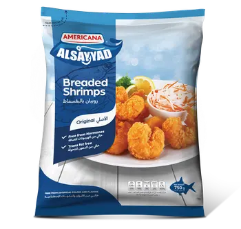 أمريكانا الصياد روبيان بالبقسماط 750جرام