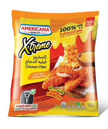 Americana Xtreme Cheese Burst Chicken Fillet 700g