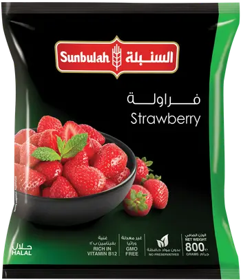 Sunbulah Strawberry Pack 800g