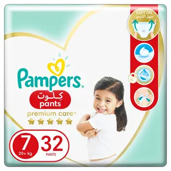 Pampers Premium Care Pants 20+kg 32 Pieces