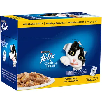 فيليكس دجاج مع الهلام 85×12جرام