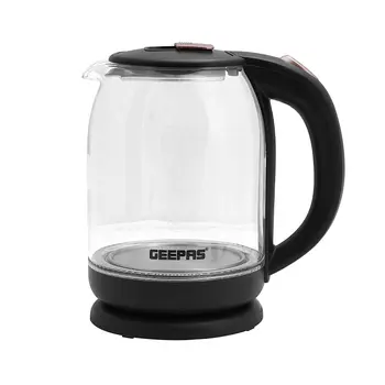 Geepas Electric Glass Kettle 1.8L