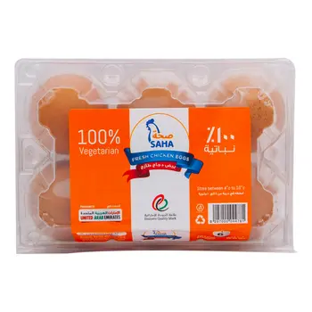 Saha Fresh Chicken Eggs Medium 6 pcs