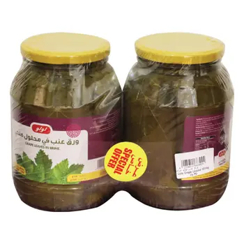 لولو ورق عنب في محلول ملحي عبوة عرض خاص 2 × 1.15 كجم