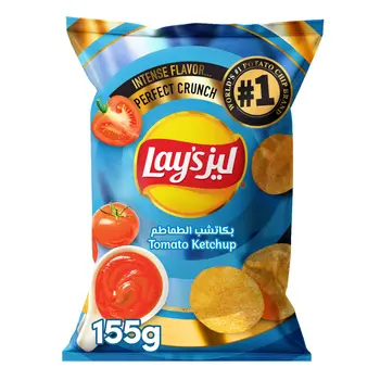 Lay's Tomato Ketchup Potato Chips 155g
