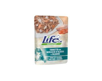 Life Cat Natural Tuna Salmon Wet Cat Food 70g