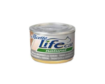 Life Cat Tuna & Anchovies Wet Cat Food 150g