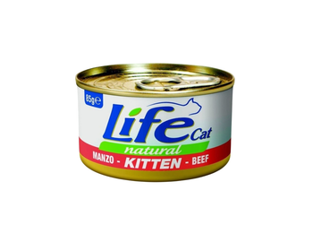 Life Cat Natural Beef Kitten Wet Food 85g