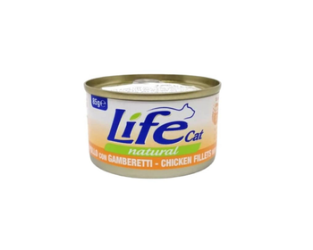Life Cat Natural Chicken Fillet & Shrimp Wet Food 85g