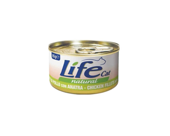 Life Cat Chicken Duck Wet Cat Food 85g