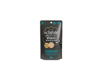 Schesir Dark Velvet Chicken & Quail Eggs Cat Food 80g