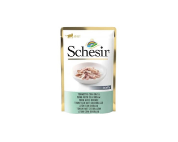 Schesir Tuna & Sea Bream Cat Food 85g