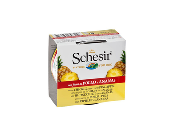 Schesir Nature Chicken Pineapple Wet Dog Food 150g