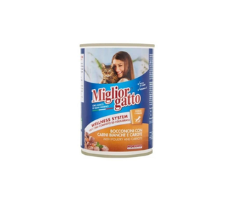 Morando Miglior Gatto Chicken & Carrots Wet Cat Food 405g