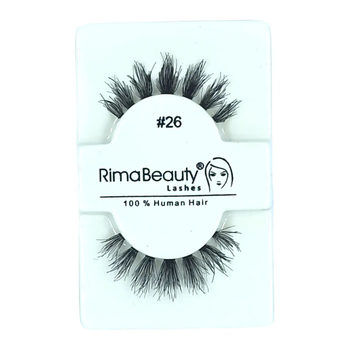Rima Beauty Black Lashes #26 100% Human Hair