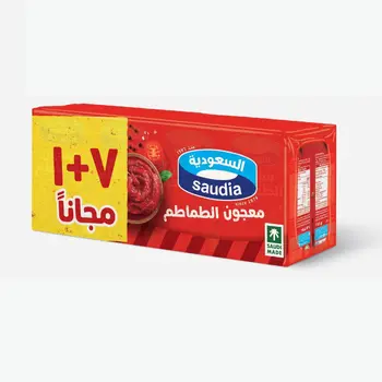 السعودية معجون طماطم 7+1مجانا 135جرام