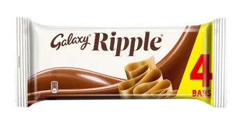 Galaxy Ripple Chocolate Bar, 4×30g