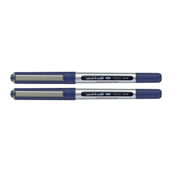 Uni-Ball Micro Roller Pen Black/Blue 2 Pieces