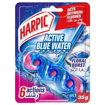 Harpic Active Blue Water Toilet Cleaner 2x35g