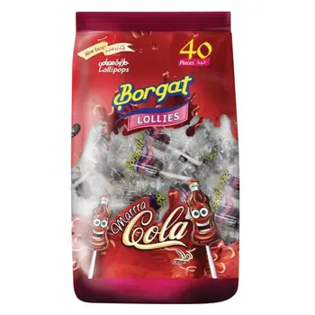 Borgat Cola Lollipops, 40 Pack 560g