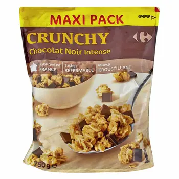 Carrefour Crunchy Dark Chocolate Muesli 750g