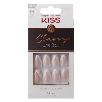 Kiss Classy Silk Dress Nails Medium 28 Pieces
