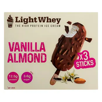 Light Whey Vanilla Almond Ice Cream Stick 3×120Ml