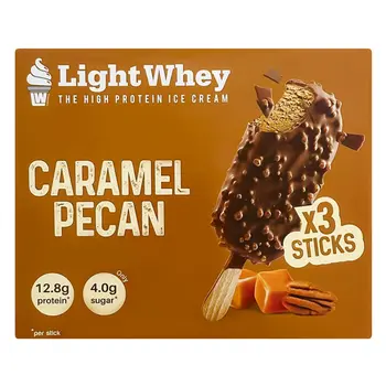 Light Whey Caramel Pecan Ice Cream Stick 3x120Ml
