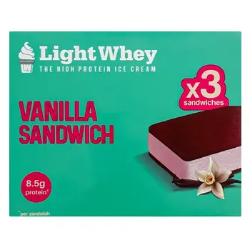 Light Whey Vanilla Ice Cream Sandwich 3×90Ml