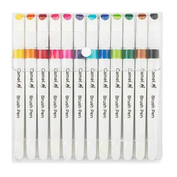 Camlin Brush Pens Set 12 Pieces