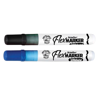 Flex Office Refillable White Board Markers 2 Pieces