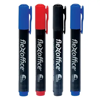 Flex Office Marker Pens 4 Pieces