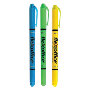 Flex Office Twin Highlighter 3 Pieces
