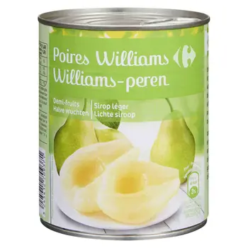 Carrefour Pears in Light Syrup 455g