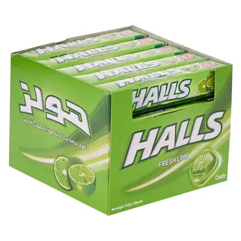 Halls Fresh Lime Candy 20x25.2g